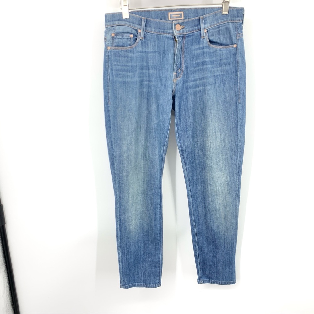 Mother‎ Women Size 27 Jeans Light Wash Pants Stretch Tea For Two Skinny Crop